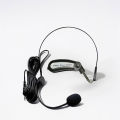 Condenser Headband Microphone with 3.5mm Plug and 1.5V Adapter for Voice Amplifier and Presentations. 