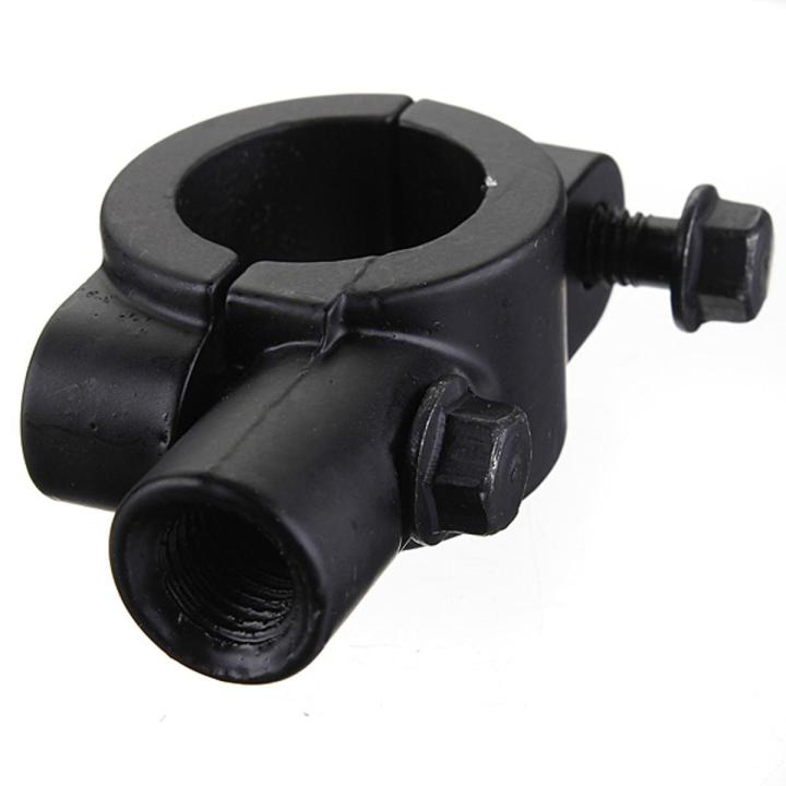 Motorcycle Computers Bike 1" 25mm HandleBar Mirror Mount Holder Clamp Adaptor 10MM Thread