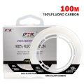FTK 100m 100% FluoroCarbon Line Fishing Line Japan 0.14mm-1.0mm 5.5LB-130.9LB Fishing Wire Fishing Braid Mono Fishing Line. 