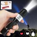 Elfeland 8000LM T6 Tools DIY LED USB Rechargerble Flashlight Torch Zoomable 18650 Battery. 