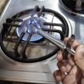 Kitchen Lighter SS Metal - Gas Stove Lighter - No Fuel No Batteries No Refill Needed - Spark Igniter Pulse Liter. 