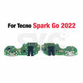 For Tecno Spark go 2020 2022 2023 KG5 USB Dock Charger Port Plug Headphone Audio Jack Microphone MIC Flex Cable Charging Board. 