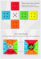 Qiyi Warrior S Rubiks Cube 3x3- Stickerless Magic Speed Cube 3x3x3 Puzzle | Brain sharpener | Brain Teaser | Speed rubiks cube. 