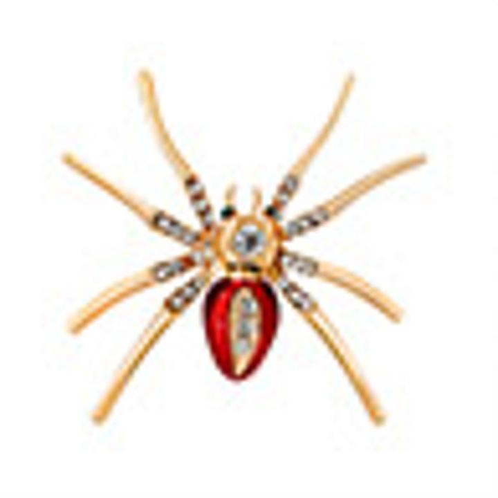Fashion Spider Gift Women Collar Brooch Pin Clip Scarf Wedding Party Jewelry