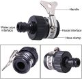 TAP Connector - select for Threaded Taps or for Universal Taps Pipes Fittings - for Pressure Washers, Watering Systems, etc.. 