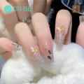 DR BEI Nail Jewelry Exquisite Shape Butterfly Nail Decoration 3D Manicure Design. 