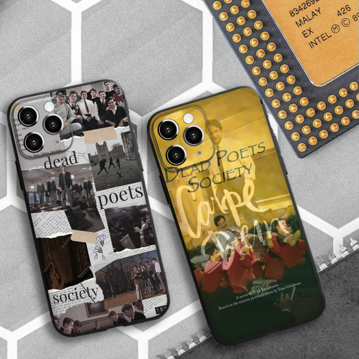 For Iphone Dead Poets Society Movie Phone Case FOR IPhone 14 11 12 Pro 8 Plus X Pro 14 MAX 12 MINI XR XS Soft TPU Iphone Covers