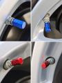 4Pcs Car Wheel Caps Valve Stem Cap Tyre Tire Covers with 7 Color for BMW Bicycle Automobiles Motorcycles Auto Accessories Tool. 