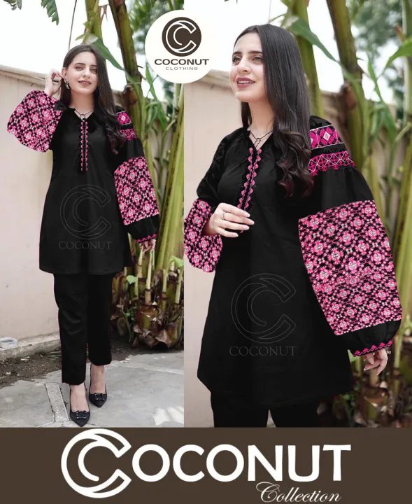 Stylish%20Embroidered%20Two%20Piece%20Dress/2pcs%20Stitched%20Dress%20for%20Women/Ready%20to%20Wear%20-%20Image%204