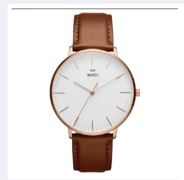 AlRashid Shopping Store Analog Dial Watch BLue Black & Brown Strap Watch Leather Straps For Boys Men