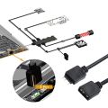 Motherboard RGB SYNC Motherboard Cable Splitter 5V 3Pin ARGB SYNC HUB Transfer Extension Cable For M/B ASUS GIGABYTE MSI. 