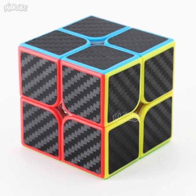 Magic Cube 2x2x2 Carbon Fiber Speed Cube 2x2 Moyu Cube 2*2 Game Puzzle Neo Cubo Magico Toys For Children