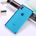 Transparent Square Phone Case For iPhone 11 Pro Max 7 8 Plus X XR XS Max 6 6s Solid Color Soft TPU Silicone Back Cover. 