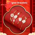 Vist Fox Bunny Bracelet Festive Women Zodiac Rabbit Pendant Bracelet Fashion Jewelry. 