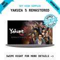 YAKUZA 5 REMASTERED Game for PC - with complete Installation Guide - GoogleDrive/MediaFire Download - QR Codes + 1 Extra free Game - PC Games. 