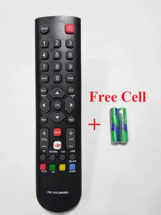 Universal%20TCL%20LED%20LCD%20TV%20Remote%20with%20%20Smart%20TV%20Buttons%20Work%20all%20LCD/LED%20TV+Free%20Cell%20-%20Image%202