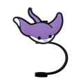 1-12PCS Cartoon Ocean Animal Straw Cover Cap,Silicone Straw Topper Cute Star Jellyfish Shark for 8mm,Dustproof Straw Cap Plug. 