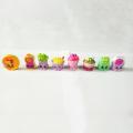 Fruit Family Plastic Small Toys Cute Pen Cap Doll Christmas Gift. 