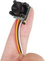 3g Micro Night Vision FPV Camera 600TVL 720P 0.5LUX 3.7mm Lens IR with Audio. 