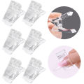 10-Piece Poly Gel Nail Extension Kit with LED Builder Clamps Manicure Nail Art Tools - Quick Easy Nail Forms Clips Feeoi Freeio. 