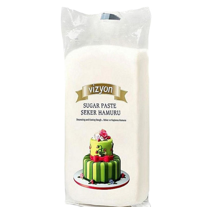 White Sugar Paste-Fondant- Ready To Use - 1Kg