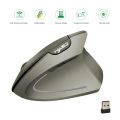 HXSJ T24 6 Buttons 2400 DPI 2.4G Wireless Vertical Ergonomic Mouse with USB Receiver. 