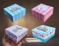New Born Baby/ Baba Gift Boxes With Butter Paper (pack of 10 pcs) for sweets, mithai, candy, favor. 