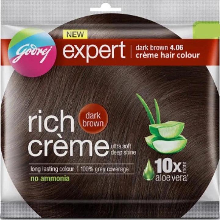 Pack of 4 Godrej Expert Rich Crème Hair Sachets – Long-Lasting, Natural ...