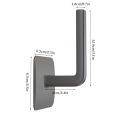 Adhesive Hat rack Convenient Wall-mounted Closet storage Baseball caps holder Door-mounted Cap hanger storage for Home. 