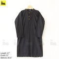 The Shop - Black Chikankari Kurti - Ready To Wear. 