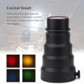 【AiBaby Store】（NEW）Conical Snoot Flashlight Lamplet Kit With Cellular Net 5 Pcs Color Filters For Photography Lights Below 250W. 