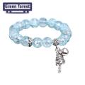 Green forest Energy Bead Bracelet High Elasticity Ice Crack Korean Style Bracelet. 