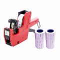 8 Digit Price Tag Machine Labeller | Label Stickers Roll | 1 Ink Roller | Multicolour. 