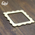 Square Big Photo Frame QITAI 12Pieces/lot Wooden Veneer Shape Frames Scrapbooking Products DIY Card Crafts Home Decoration WF047. 