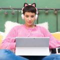 Detachable Gaming Headphones 1Pair Cat Ears Attachment Stereo Headset Decoration Accessory for Wireless Gaming Headsets Decor. 