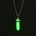 1 piece Hexagon Stone Magnetic couple necklace LED  Pendant Couple necklace Glow In The Dark Astronaut pendant necklace Resin Glow in the dark necklace for Couple necklace Lover Jewelry Couple. 