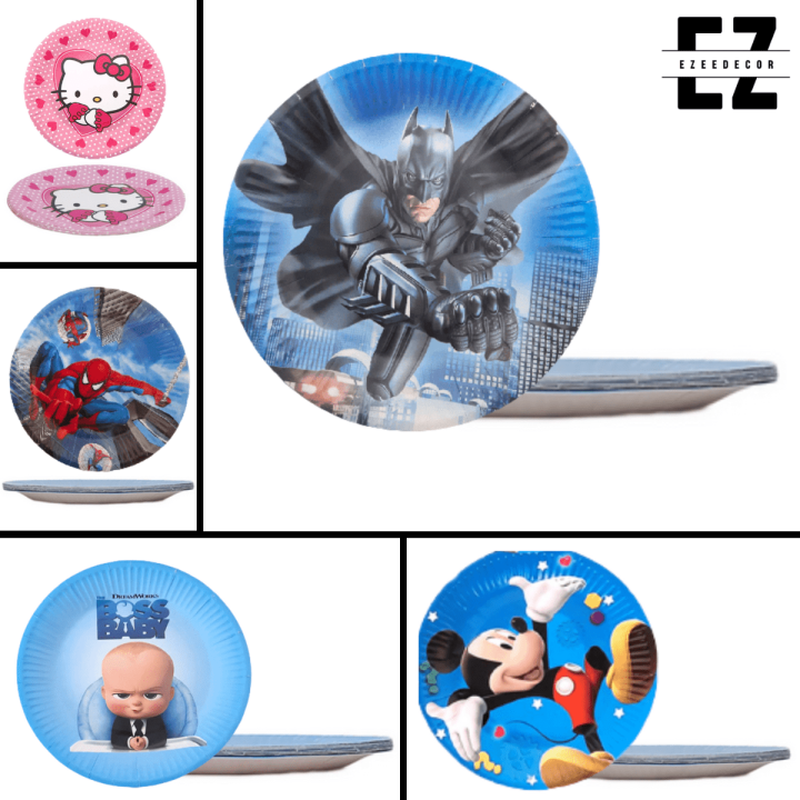 Cartoon%20Cake%20Plates%20-%20Disposable%20Plates%20Use%20In%20Birthday%20&%20Other%20Occasions%20-%20Sturdy%20Paper%20Or%20Plastic%20Material%20%20-%20Available%20In%205%20%20Different%20Colors%20&%20Designs%20-%20Image%207