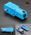 TT gear Motor Bi-Metal Gearbox Double Sided Axle 1:90 Gear Ratio dual shaft. 