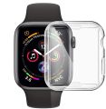 NXET Compatible with Apple Watch Series 4 40mm Case with Built in Screen Protector TPU High Definition Clear All Around Protective Bumper Soft Case for Apple Watch 40 mm Series 4. 
