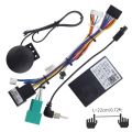 FLYEER 16Pin Car Audio Wiring Harness Audio Cord with Canbus Box for Chevrolet CAVALIER Spark Onix 2018-2020. 