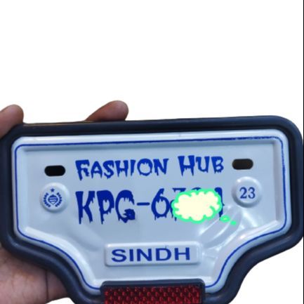 Custamzied Number plate  Bike Car Motorcycle  parts with name sindh number pl  punjab number pla KPK numr plate