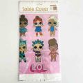 LOL SURPRISE THEME TABLECOVER FOR 6 SEATER TABLECLOTH ( 108 CM X 180 CM ). 