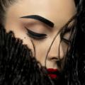 1PC Black Temporary Tattoo DIY Tear Mole Stickers Water Transfer Body Art Dot Tattoo Face Eye Corner Beauty Makeup Moles. 
