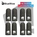 [Untra-thin] BlueWow S39 (1/2/4Pair) 21-PIN Finger Sleeve Gaming Superconducting Carbon Fiber for PUBG Mobile Games Contact Screen，Ultra-thin and Durable Finger Gloves for Gaming. 