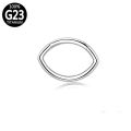 G23 Titanium Boy Jewelry Septum Hoop Eye Piercing Nose Ring Hinged Segment Ear Perforated Tragus Lip Shape Helix Lip Wholesale. 