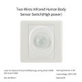 AC 220V LED PIR Motion Sensor Light Switch Infrared Human Body Detection Auto On Off Light Smart Switch for Corridor Staircase. 