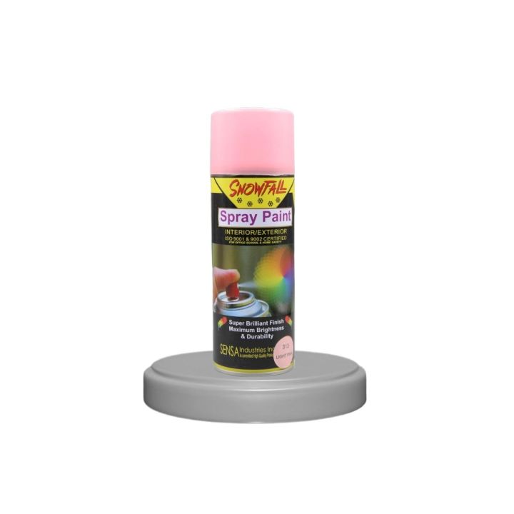 Burooj Spray Paint Fast Drying Spray Paint Bottle 400 ML Light Pink Colour # 313 ( 1 Pcs )