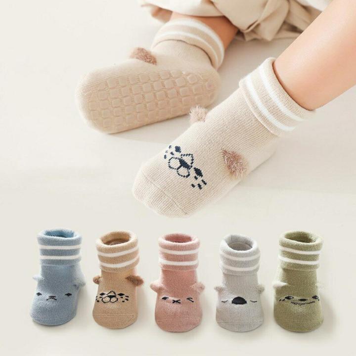 【HOT】 Baby Socks Cartoon Baby Anti-Slip Socks Cute Toddler Girl Socks Spring Autumn Boy Newborn Socks Baby Accessories
