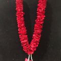 Artificial Flower Garlands Haar/mala made with red velvet flower. 