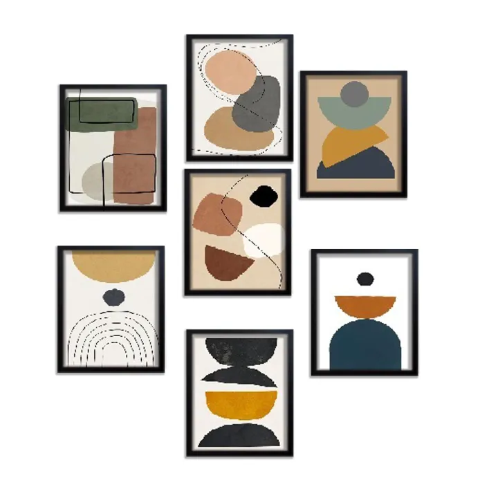 6x8"%207%20Pcs%20Gallery%20Decor%20Frame%20set,%20Glass%20front%20Wall%20Picture%20Frames,%20Living%20Room%20Decor,%20Bedroom%20Frames%20-%20Image%202